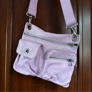 Roots Light Purple Tribe Crossbody Bag